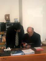 Çözüm Bilgisayar Yön.Kurulu Başkanı Ömer SİSO, Rektör Prof. Dr. Ural AKBULUT
